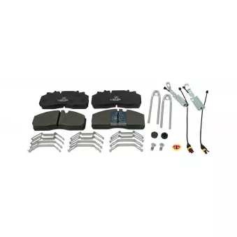 Jeu de 4 plaquettes de frein arrière DT OEM 1628064