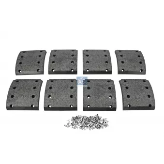 DT 6.95001 - Kit de garnitures de frein, frein à tambour