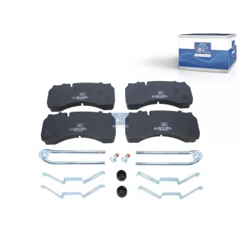 Jeu de 4 plaquettes de frein avant DT OEM 5001855902