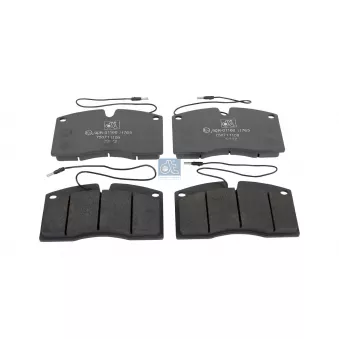 Jeu de 4 plaquettes de frein avant DT OEM 5010151214