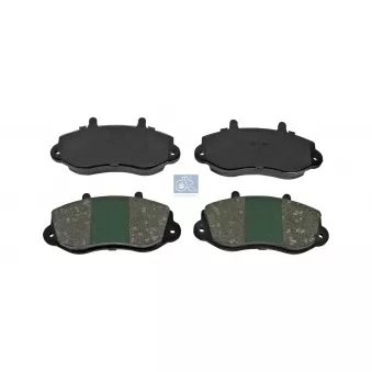 Jeu de 4 plaquettes de frein avant DT OEM 1605979