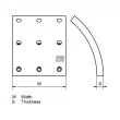 DT 7.92424 - Kit de garnitures de frein, frein à tambour