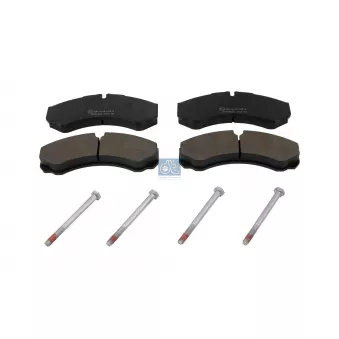 Jeu de 4 plaquettes de frein avant DT OEM 02996465