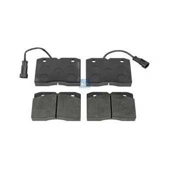 Jeu de 4 plaquettes de frein avant DT OEM 1906429