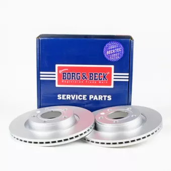 Jeu de 2 disques de frein avant BORG & BECK OEM 8E0615301P