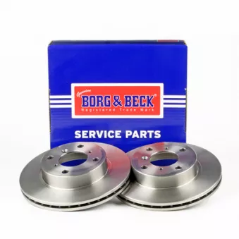 Jeu de 2 disques de frein avant BORG & BECK OEM 5531161G02