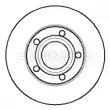 BORG & BECK BBD4244 - Jeu de 2 disques de frein arrière