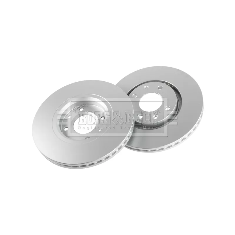 Jeu de 2 disques de frein avant BORG & BECK BBD4246 - Visuel 2