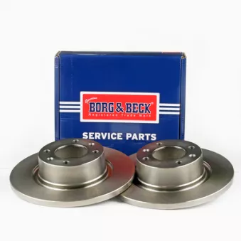 Jeu de 2 disques de frein arrière BORG & BECK OEM E169143