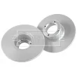 BORG & BECK BBD4264 - Jeu de 2 disques de frein avant