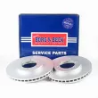 BORG & BECK BBD4313 - Jeu de 2 disques de frein avant