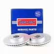 BORG & BECK BBD4332 - Jeu de 2 disques de frein avant