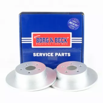 Jeu de 2 disques de frein arrière BORG & BECK OEM 4243105040