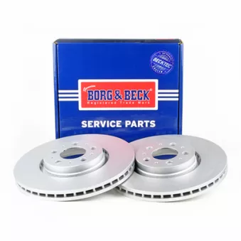 Jeu de 2 disques de frein avant BORG & BECK OEM 30636074