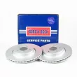 BORG & BECK BBD4390 - Jeu de 2 disques de frein arrière