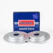 BORG & BECK BBD4450 - Jeu de 2 disques de frein arrière