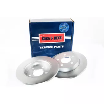 Jeu de 2 disques de frein arrière BORG & BECK OEM 1223543