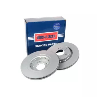 Jeu de 2 disques de frein avant BORG & BECK OEM MR205215
