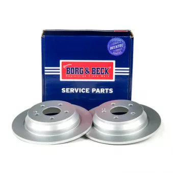 Jeu de 2 disques de frein arrière BORG & BECK OEM A6394230112