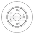 BORG & BECK BBD4520 - Jeu de 2 disques de frein arrière