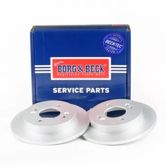 Jeu de 2 disques de frein arrière BORG & BECK OEM 584110X500