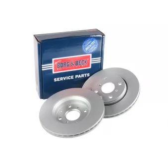 Jeu de 2 disques de frein avant BORG & BECK OEM 42460