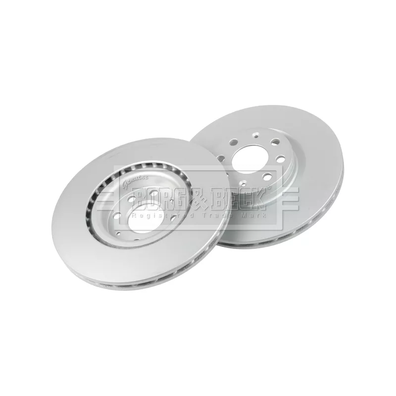 Jeu de 2 disques de frein avant BORG & BECK BBD4544 - Visuel 2