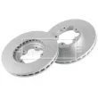 BORG & BECK BBD4563 - Jeu de 2 disques de frein avant
