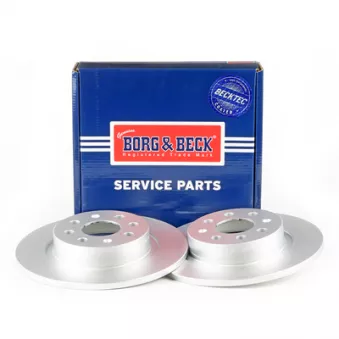 Jeu de 2 disques de frein arrière BORG & BECK OEM 55700593