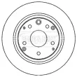BORG & BECK BBD4612 - Jeu de 2 disques de frein arrière