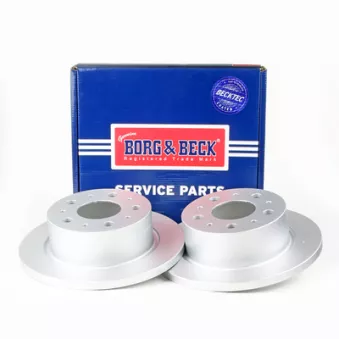 Jeu de 2 disques de frein arrière BORG & BECK OEM 51740250