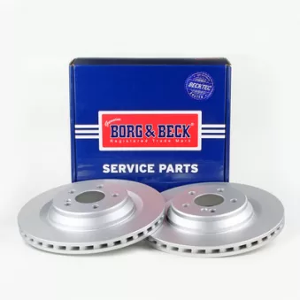 Jeu de 2 disques de frein arrière BORG & BECK OEM 2304230812