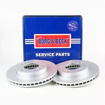 Jeu de 2 disques de frein avant BORG & BECK OEM 4144109110