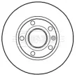 BORG & BECK BBD4687 - Jeu de 2 disques de frein avant