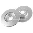 BORG & BECK BBD4689 - Jeu de 2 disques de frein avant
