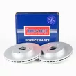 BORG & BECK BBD4700 - Jeu de 2 disques de frein avant