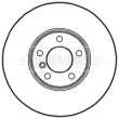 BORG & BECK BBD4725 - Jeu de 2 disques de frein avant