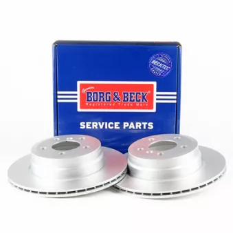 Jeu de 2 disques de frein arrière BORG & BECK OEM 34216868940
