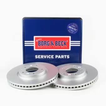 Jeu de 2 disques de frein avant BORG & BECK OEM L2063325XA