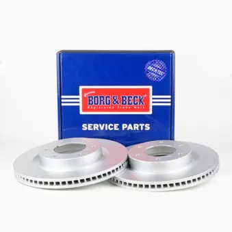 Jeu de 2 disques de frein avant BORG & BECK OEM 4615A038