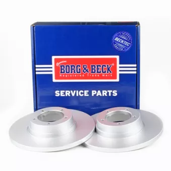 Jeu de 2 disques de frein avant BORG & BECK OEM KAM2107