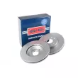BORG & BECK BBD4796 - Jeu de 2 disques de frein avant