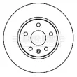 BORG & BECK BBD4796 - Jeu de 2 disques de frein avant