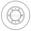 BORG & BECK BBD4815 - Jeu de 2 disques de frein avant