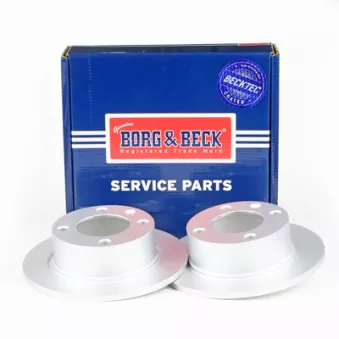 Jeu de 2 disques de frein arrière BORG & BECK OEM 95667811