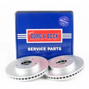 Jeu de 2 disques de frein avant BORG & BECK OEM 4351206010