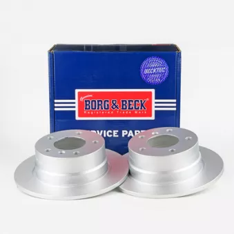 Jeu de 2 disques de frein arrière BORG & BECK OEM 34211160809