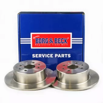 Jeu de 2 disques de frein arrière BORG & BECK OEM 569209