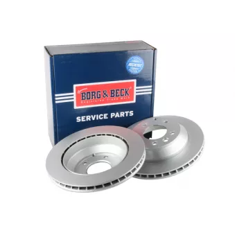 Jeu de 2 disques de frein arrière BORG & BECK OEM 7L6615601J