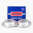 BORG & BECK BBD5144 - Jeu de 2 disques de frein arrière